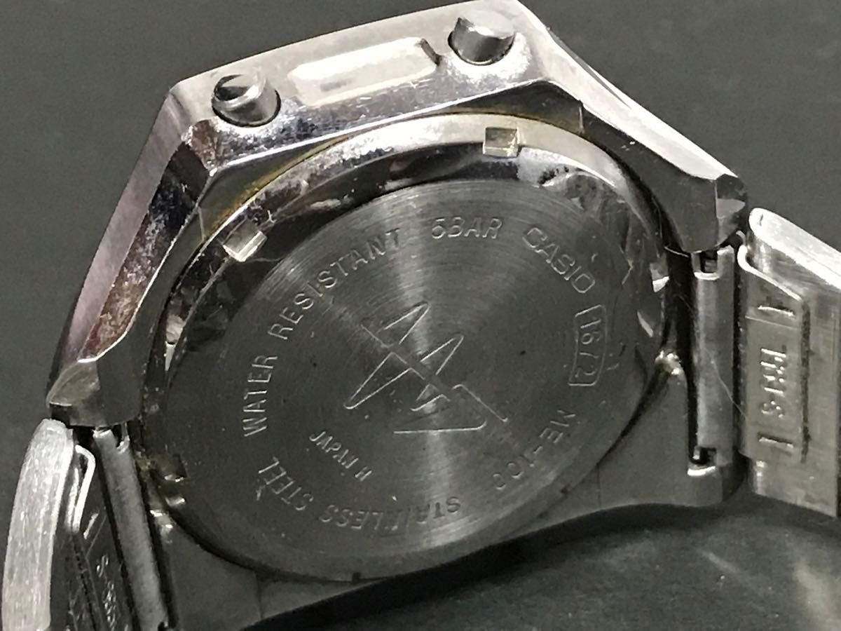 希少品 CASIO ME-100 META psychedelia 腕時計 デジタルウォッチ カシオ 動作品