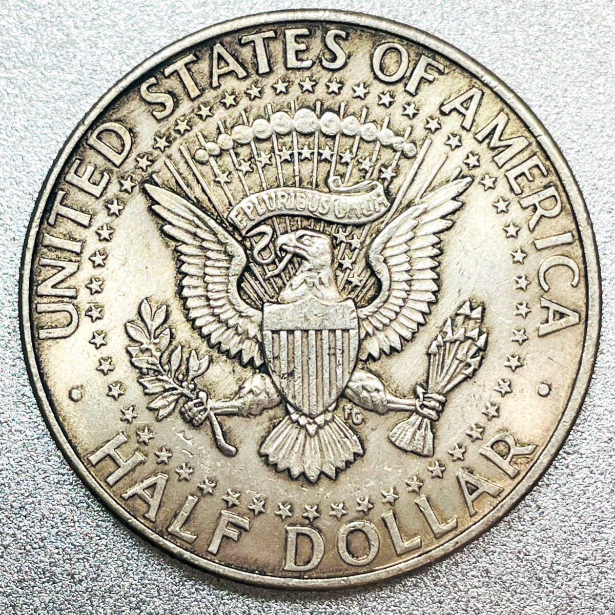 ケネディ リバティ ハーフダラー 銀貨 1964年　レプリカコイン_画像2