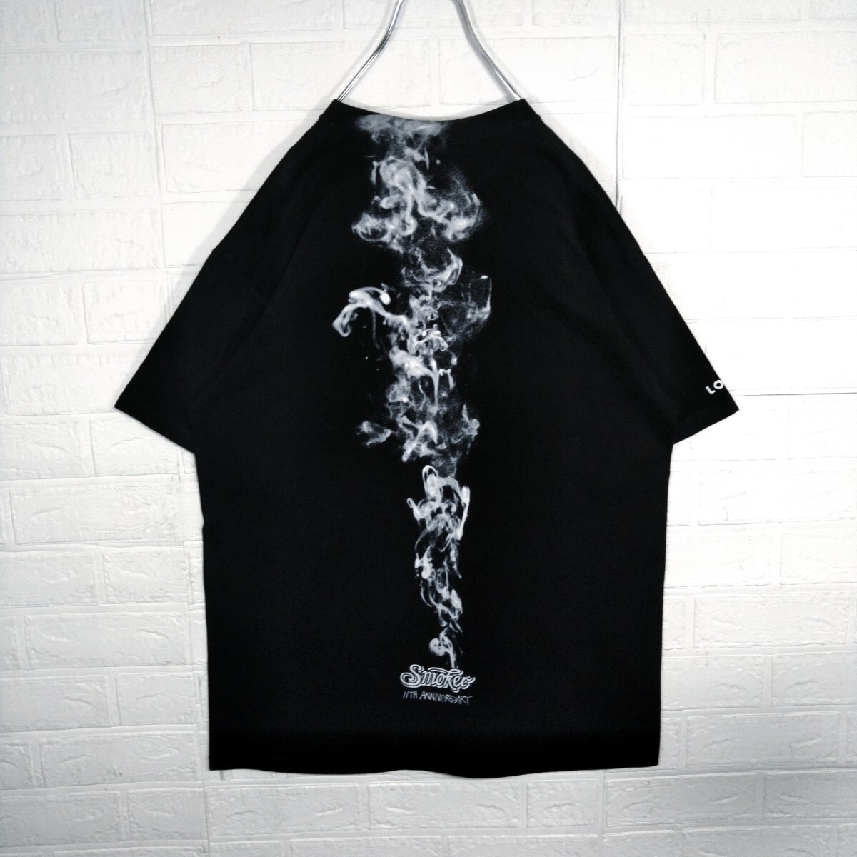 【STUSSY】00s' vintage スモークデザイン　リフレクターTシャツ_画像9