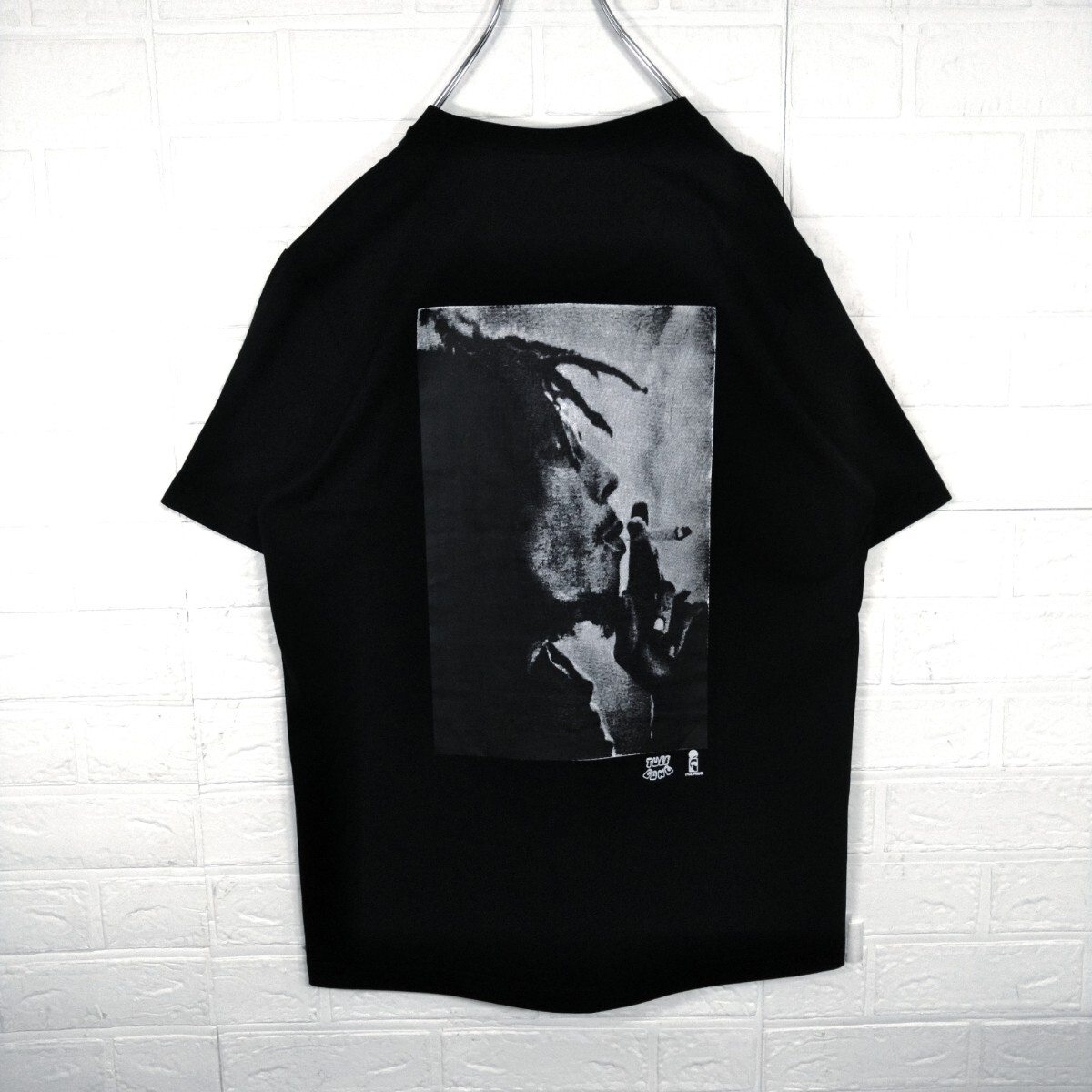 【STUSSY】ボブ・マーリー コラボ　Tシャツ　ブラック　(新品未使用タグ付)