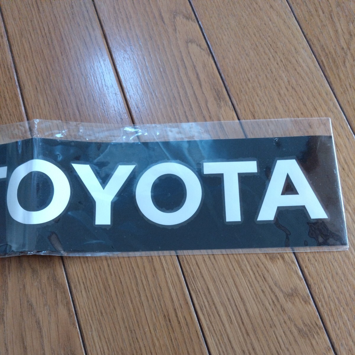  Toyota emblem britain character sticker seal approximately 7mm×37mm 1 sheets TOYOTA( white ) white character car 