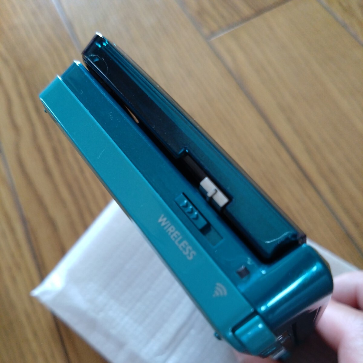 NINTENDO 3DS body aqua blue. operation verification settled Nintendo 3DS nintendo SD card attaching instructions the first period . settled set contents all part equipped 