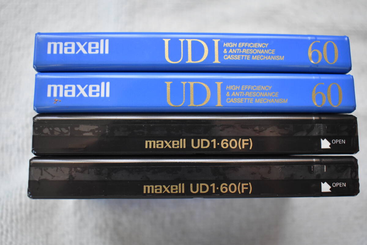 maxell マクセル UD1 ノーマル カセットテープ 60分 4本セット 【未開封新品】の画像5