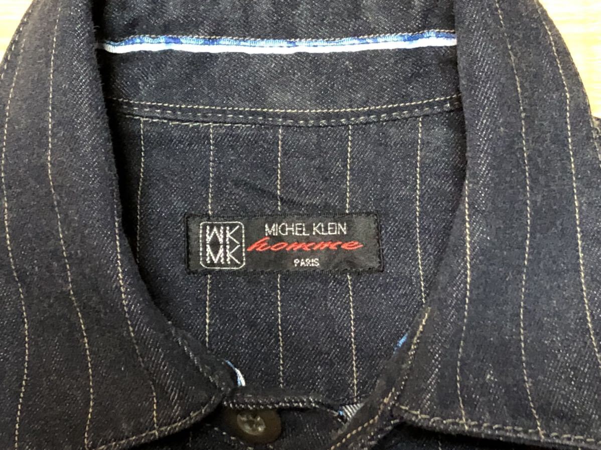 MKmi shell Klein MICHEL men's Denim jacket beautiful goods JACKET