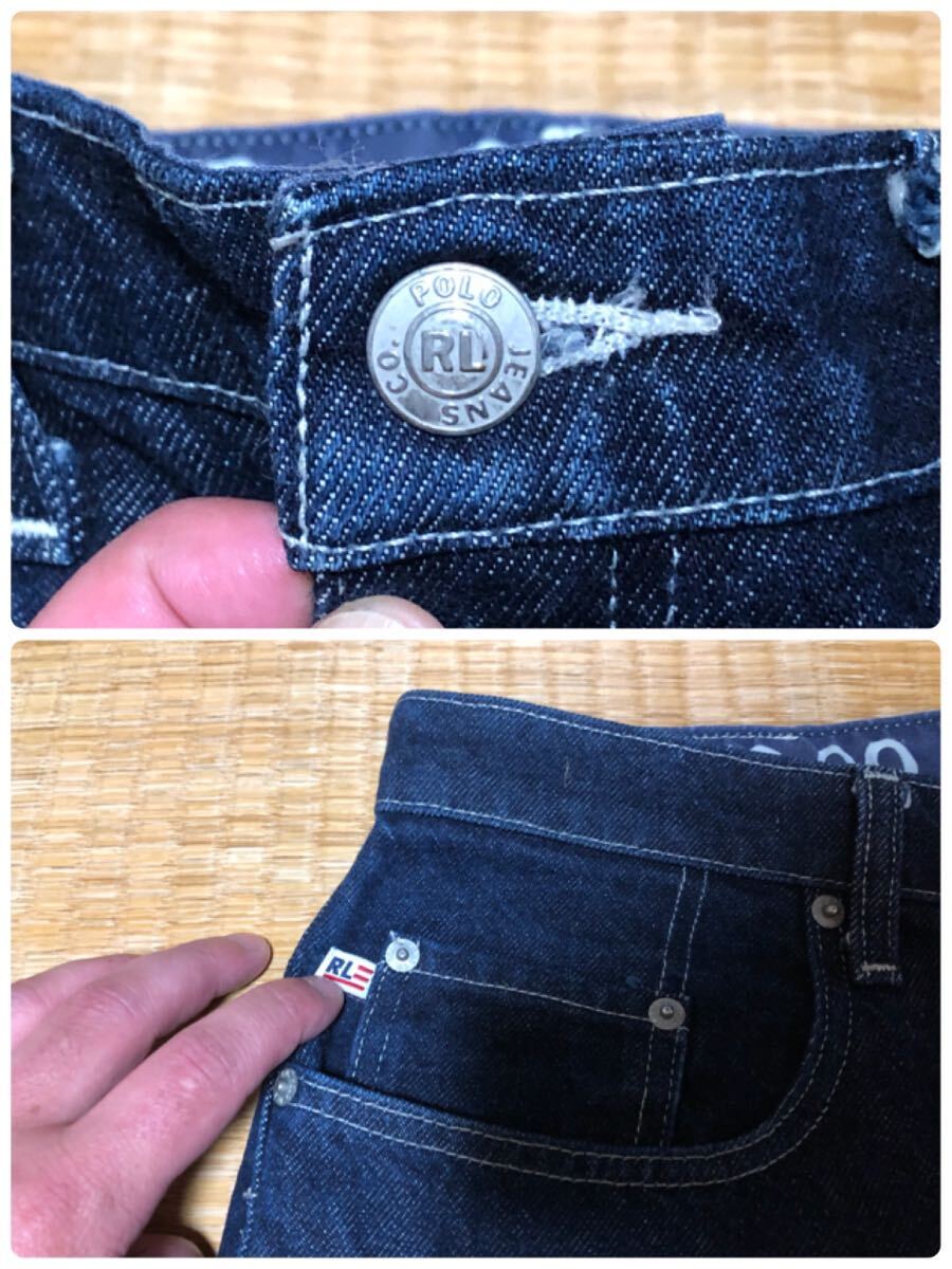 POLO Polo Ralph Lauren RL Denim джинсы размер 32X32 Denim брюки USA производства 