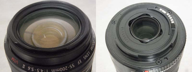 キヤノン Canon EOS Kiss Digital X デジタル一眼レフカメラ EF55-200mm f/4.5-5.6 Ⅱ USM セット_画像9