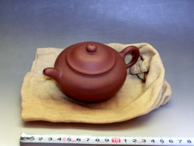 急須□朱泥 後手 茶瓶 古玩 唐物 茶器 中国 古美術 時代物 骨董品