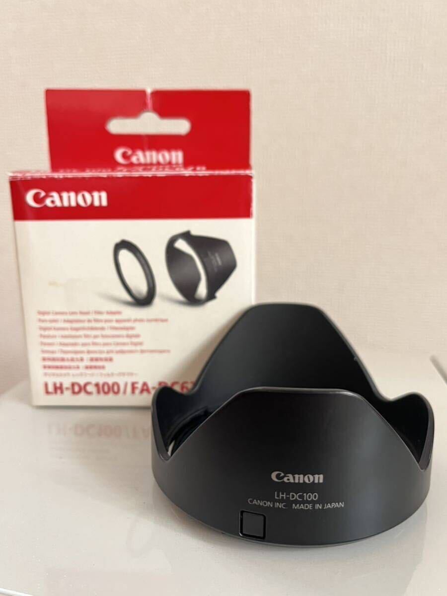 * free shipping *Canon LH-DC100/FA-DC67B PowerShot G3X for lens hood * adaptor 