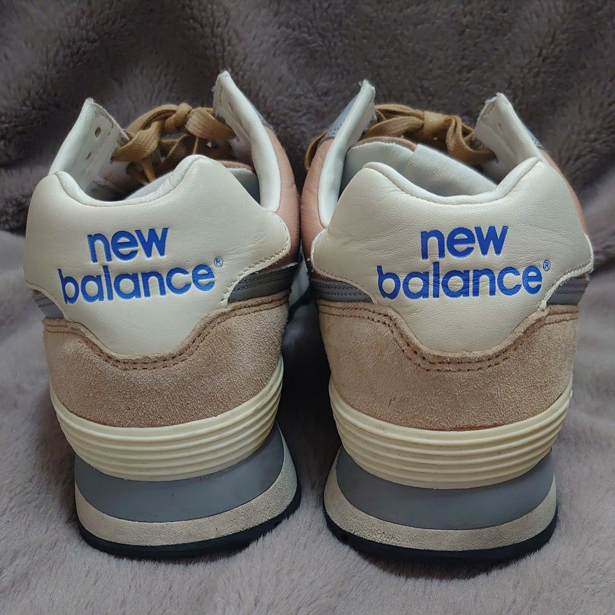 【中古】NEW BALANCE ML574SRC ニューバランス ベージュ 28cm