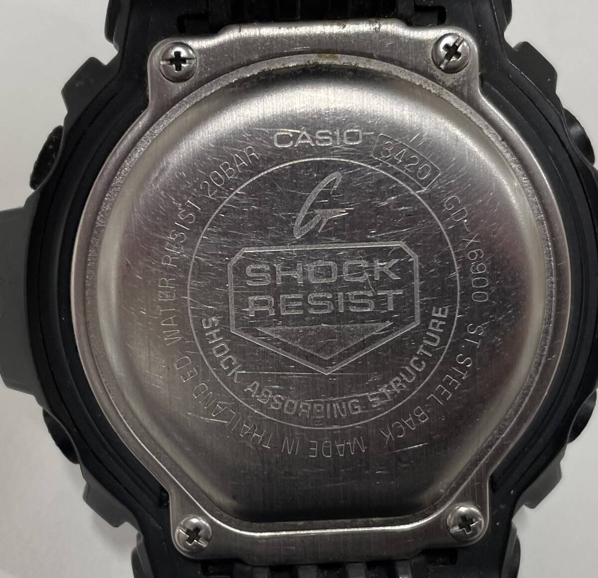 CASIO G-SHOCK カシオ Gショック GD-X6900 デジタル 腕時計 クオーツ ブラック 保管品 注目 ９９円スタート_画像6
