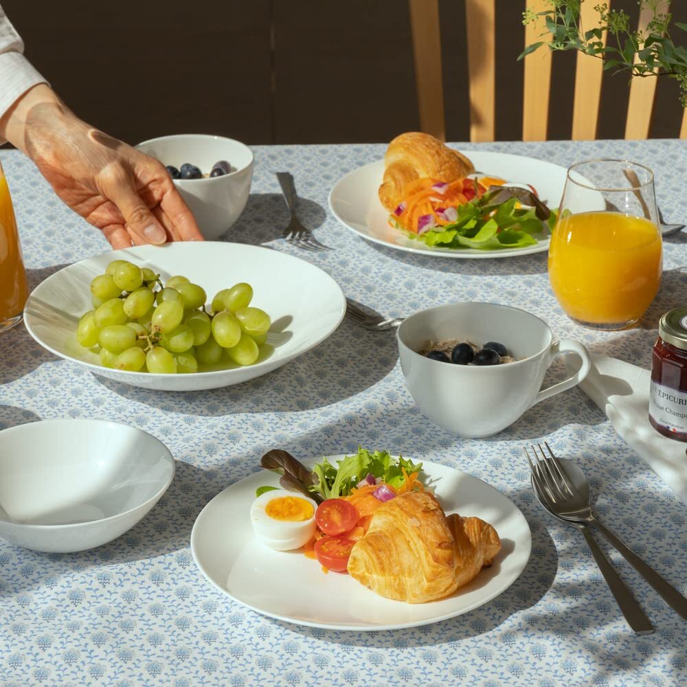 NARUMI(ナルミ) プレート 皿 ホワイトコレクション 21cm パスタ皿 ホワイト おしゃれ シンプル 電子レンジ温め・食洗機対応 513_画像2