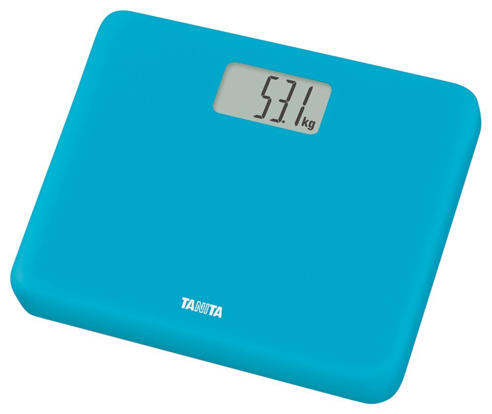 tanita scales small size blue HD-660 BL ride only . power supply on approximately B5 size 