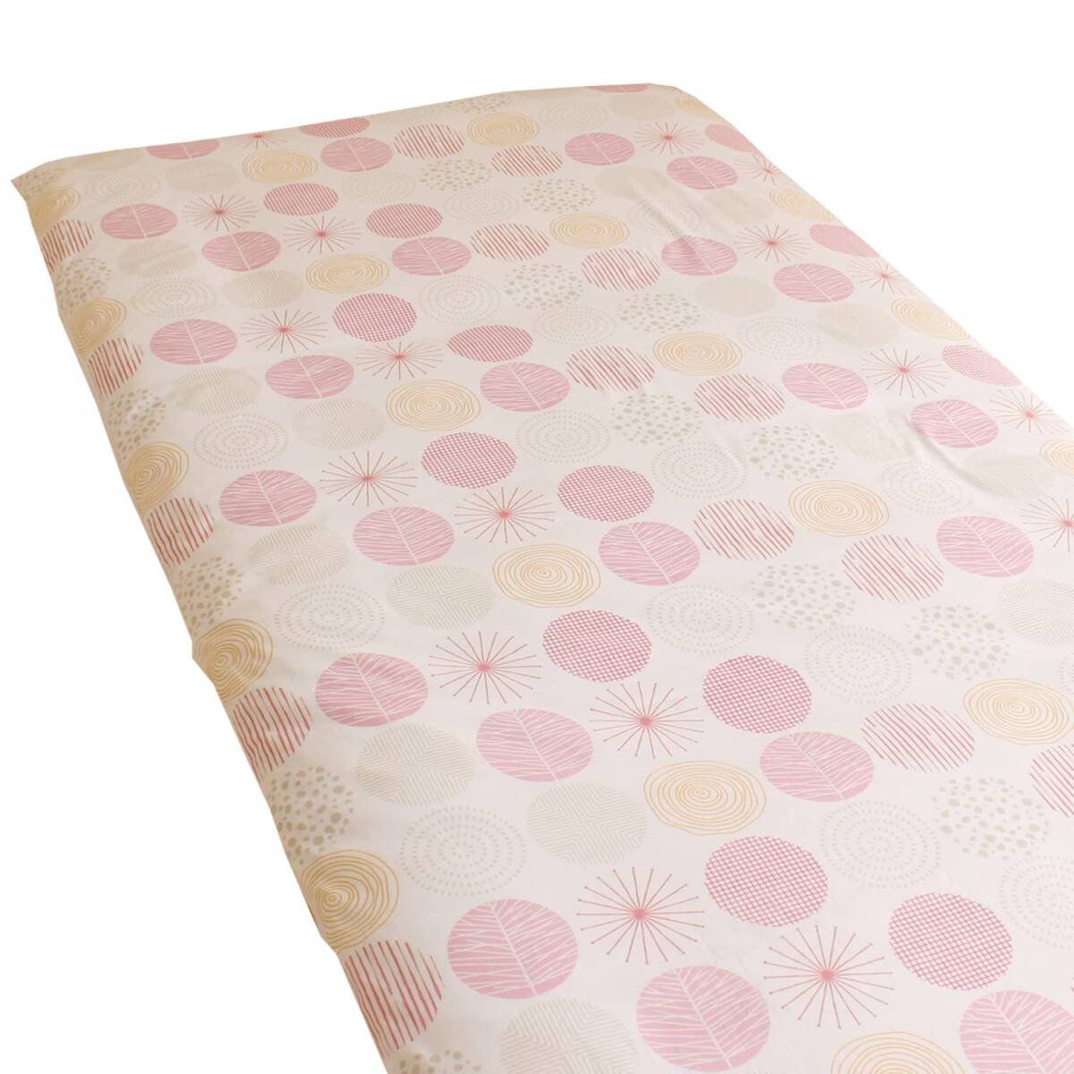 me Lee Night bed futon cover [ natural dot ] pink single long approximately 105×215cm cotton 100%... ventilation feeling good feel of o-