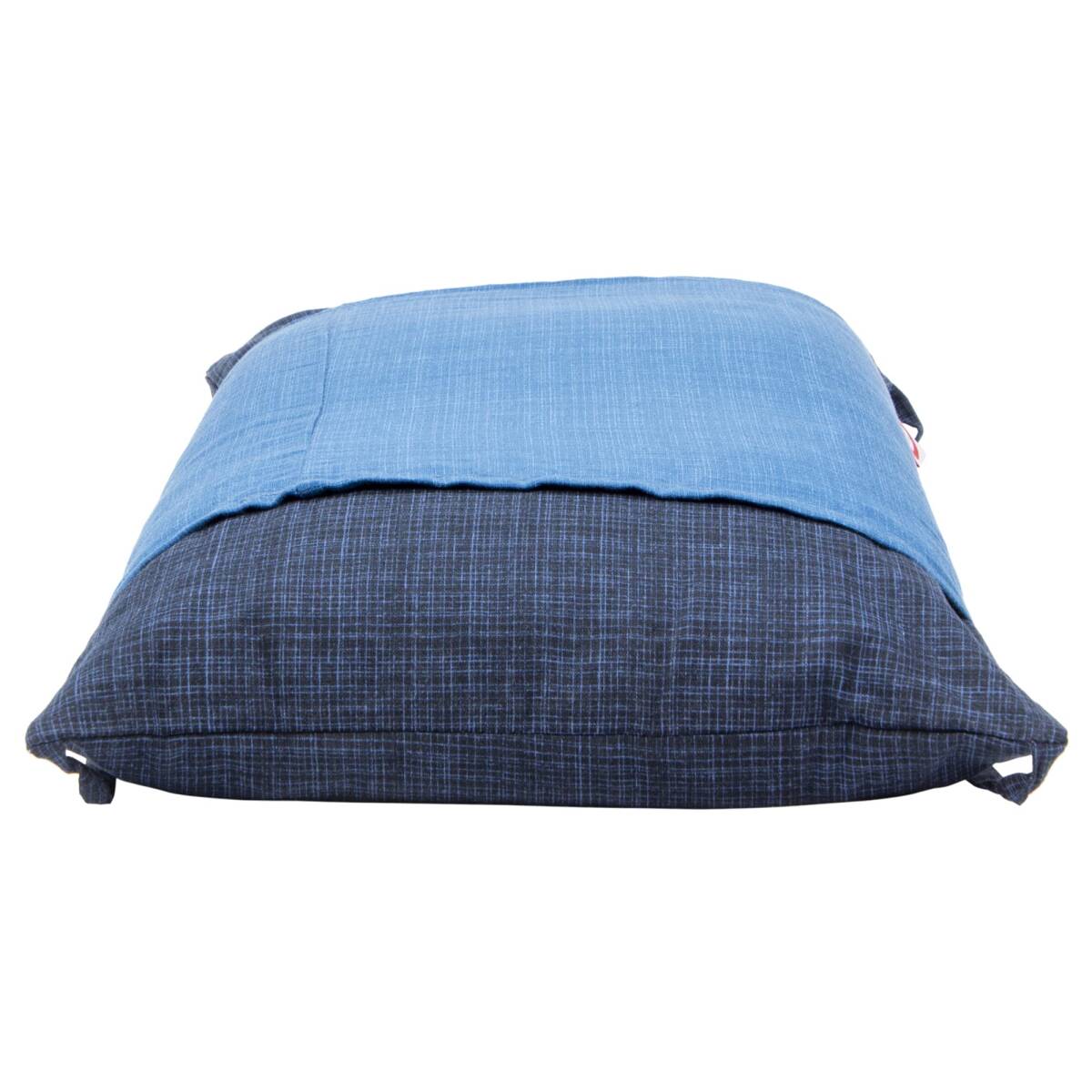 moli pillow (MORIPiLO) соба . подушка сделано в Японии высота регулировка type темно-синий 20x52x11cm[ мир. здесь .] хлопок 100 с чехлом внутренний старый магазин 4620