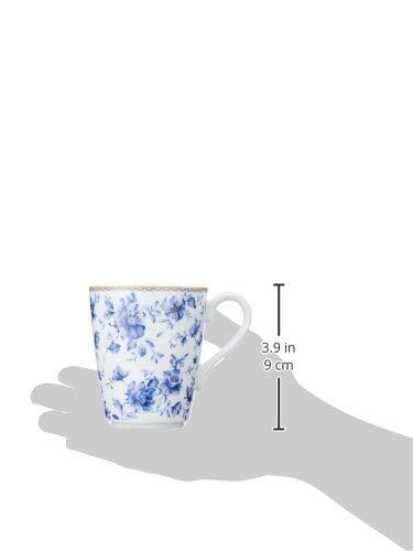 NARUMI(ナルミ) マグカップ ブルーフラワー 300cc 花柄 おしゃれ かわいい 藍色 プレゼント 電子レンジ温め対応 日本製 ギフトボ_画像7