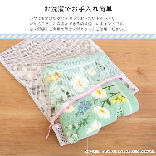 oka(OKA)f rule Blanc toilet mat regular approximately 55cm×60cm pink (... floral print femi person )