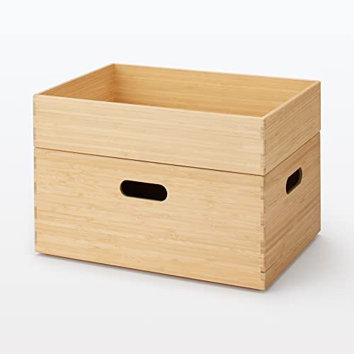 無印良品 重なる竹材長方形ボックス 収納用品 小 幅37×奥行26×高さ8.5cm 12047315_画像8