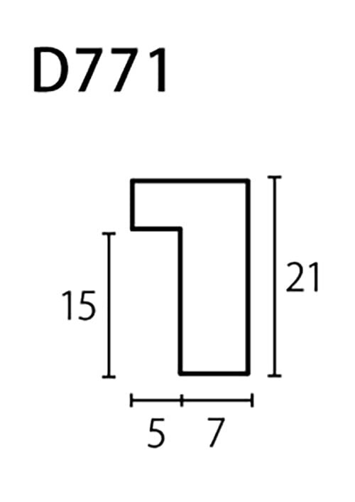 ラーソン・ジュール 額縁 D771 正方形 15cm角 (内寸150x150mm) セピア D771212_画像4