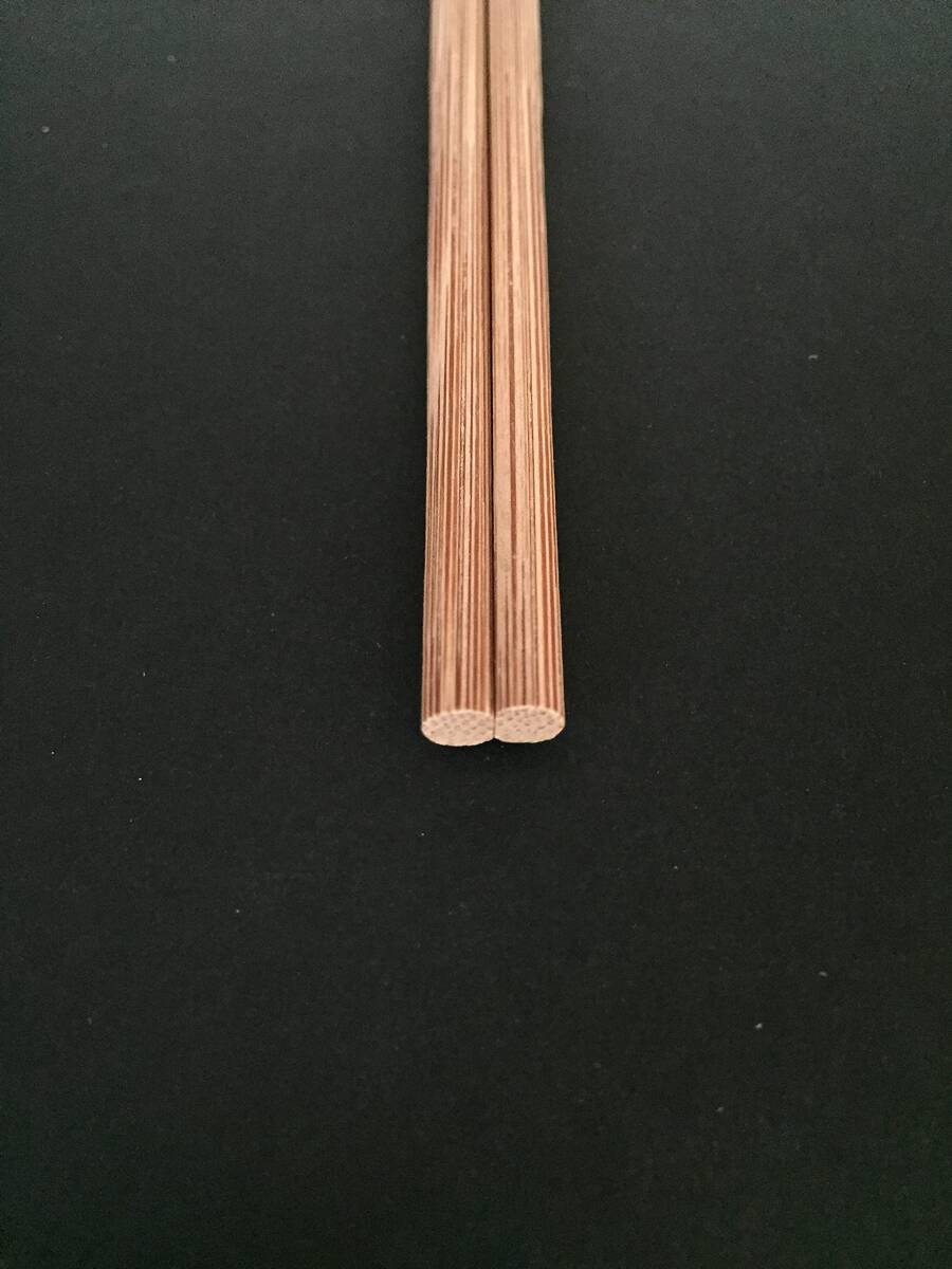 大和物産 割り箸 天削箸 すす竹 長さ24cm 少し長めで使いやすい 100膳入_画像4