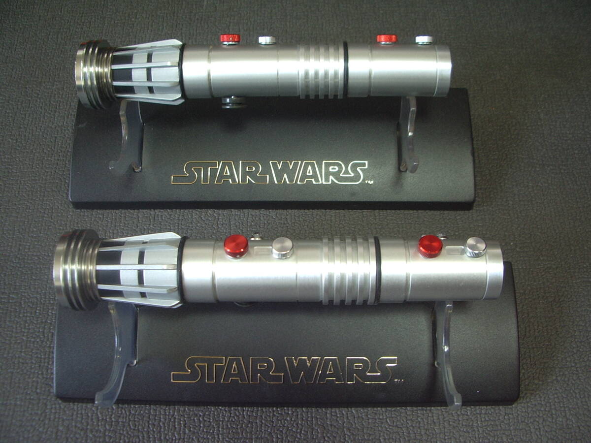 スターウォーズ ダースモール フォース FXライトセーバー  ２台一組 送料無料 STAR WARS DARTH MAUL FORCE FX LIGHTSABERの画像4