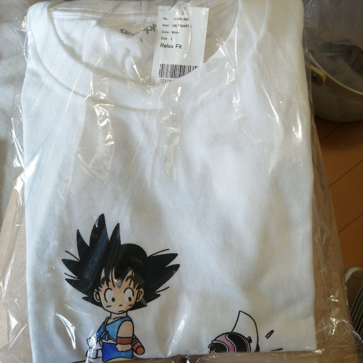 新品未開封　グラニフ　悟空とチチの出会い　ドラゴンボールコラボ Tシャツ　Lサイズ