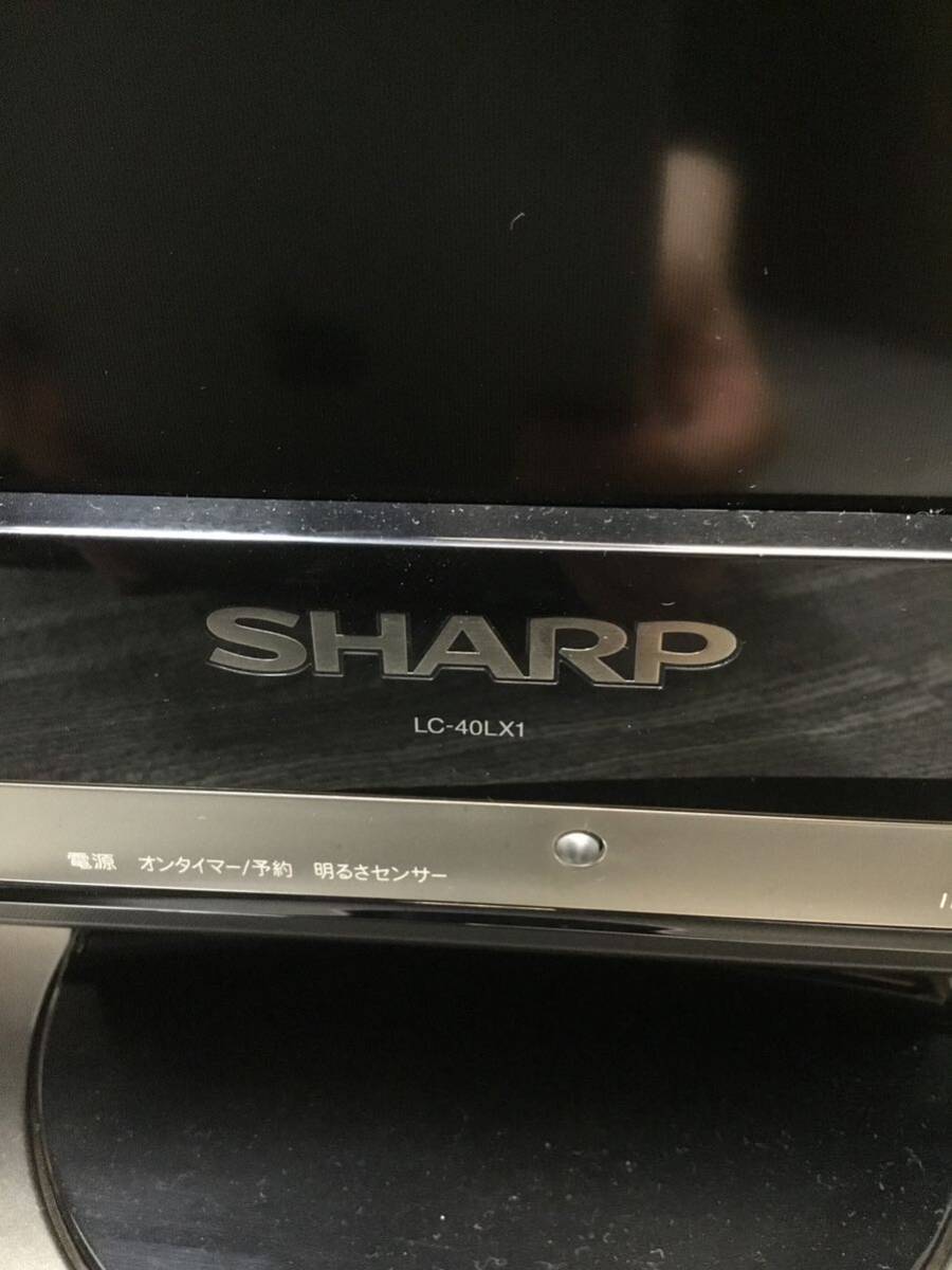 【12783】シャープ SHARP 40インチ 液晶テレビ LC-40LX1  リモコン B-CASカード 動作確認済 アクオス AQUOS 世界の亀山ブランドの画像8