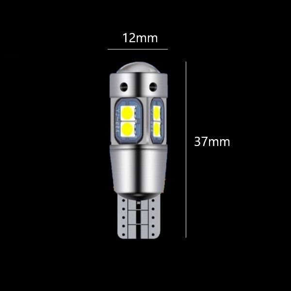 T10 T16 3030 SMD LED 10連 白(ホワイト) 4個セット　バックランプ　ポジション　ルームランプ