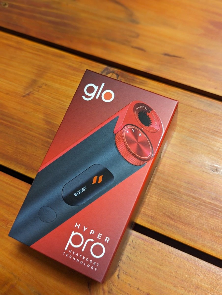 【未登録品】【新品、未開封品】 最新glo hyper pro グローハイパープロ  ルビーブラック  