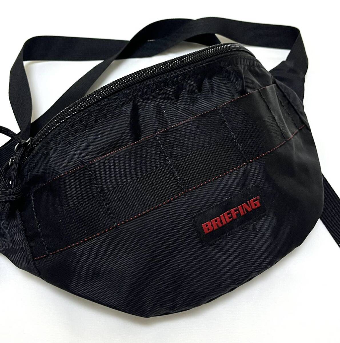  unused BRIEFING BODY BAG TX SLING BLACK Briefing nylon body bag waist bag shoulder bag shoulder diagonal ..
