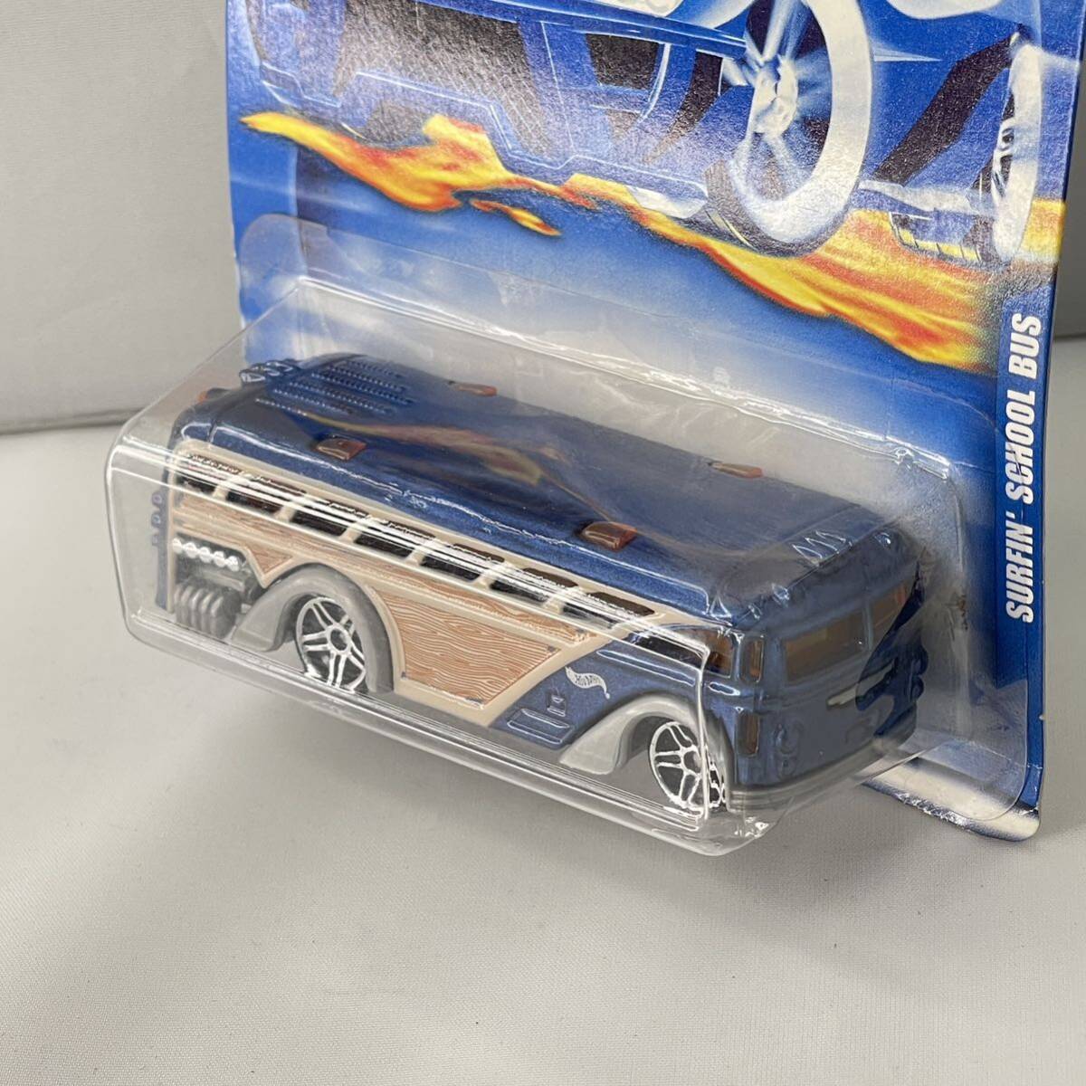 新品未開封 保管品 Mattel マテル Hot Wheels ホットウィール ミニカー 旧ロゴ レア サーフィン スクールバス surfin school bus / 015_画像4