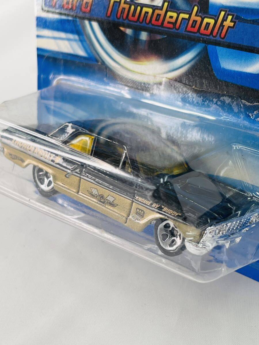 新品未開封 保管品 Mattel マテル Hot Wheels ホットウィール ミニカー 旧ロゴ フォード FORD サンダーボルトTHUNDERBOLT FORD / 091_画像4