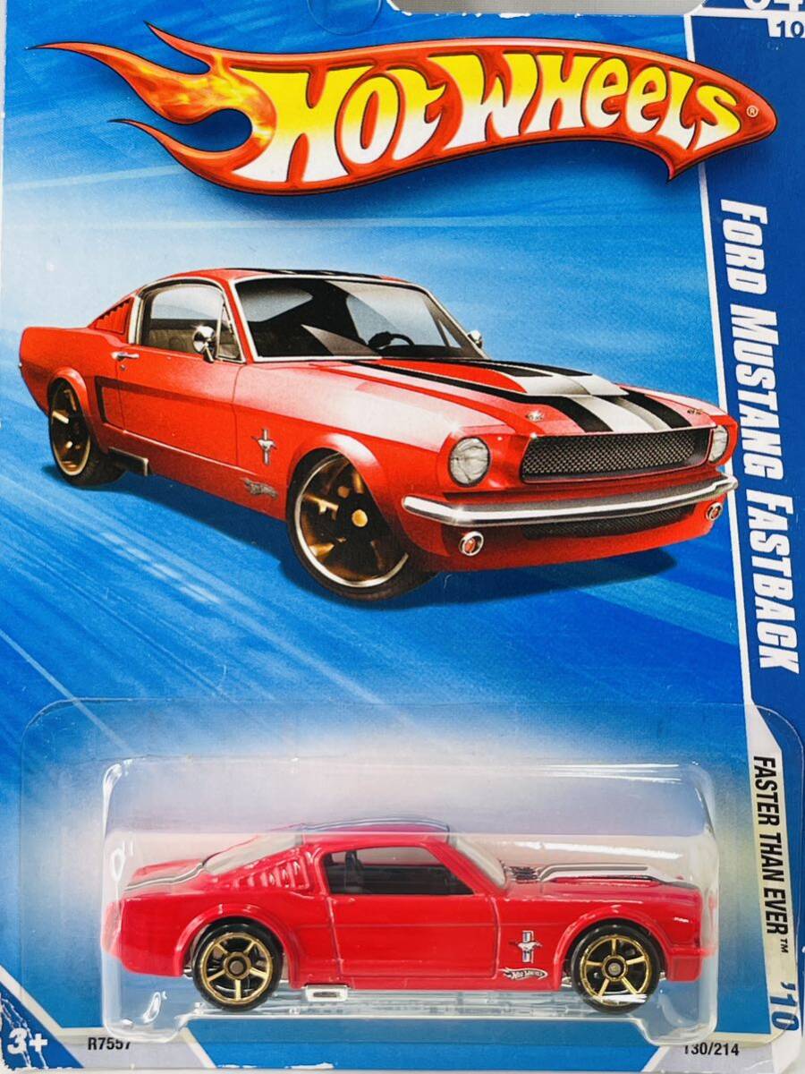 新品未開封 保管品 Mattel マテル Hot Wheels ホットウィール ミニカー 旧ロゴ マスタング FORD MUSTANG FASTBACK FASTER THAN EVER / 093_画像1