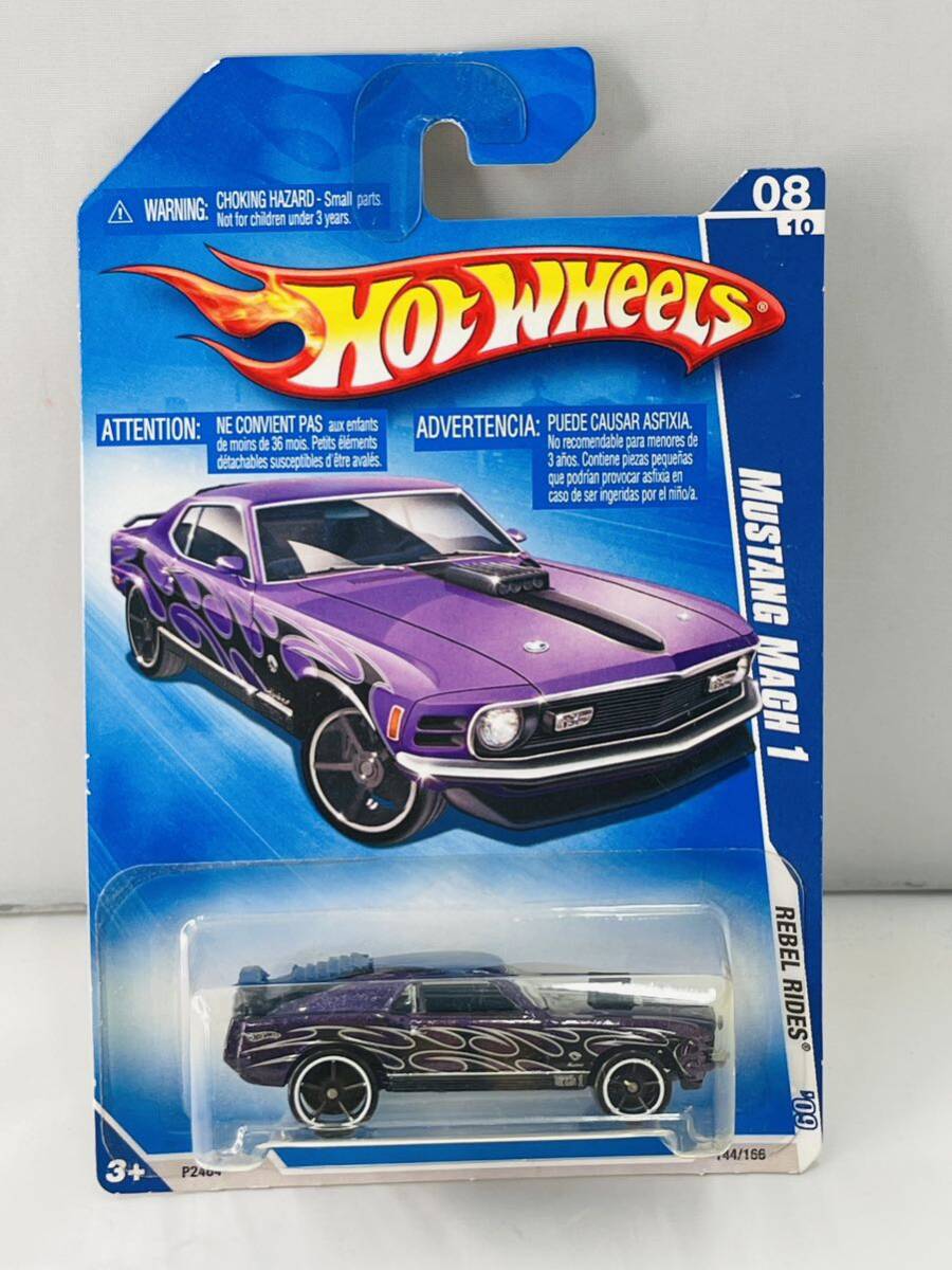 新品未開封 保管品 Mattel マテル Hot Wheels ホットウィール ミニカー 旧ロゴ マスタング MUSTANG MACH 1 REBEL RIDER 144/166 / 097_画像2