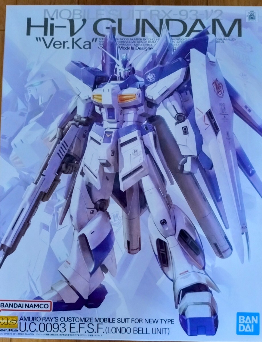 MG 1/100 RX-93-ν2 Hi-ν Gundam Ver.Ka высокий новый Gundam 