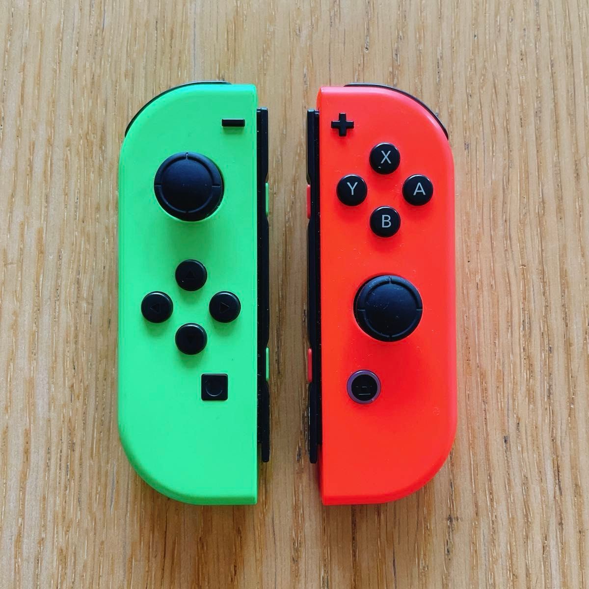 【ジャンク】Joy-Con ジョイコン 2個セット ネオングリーン、ネオンレッド 左 右 L R