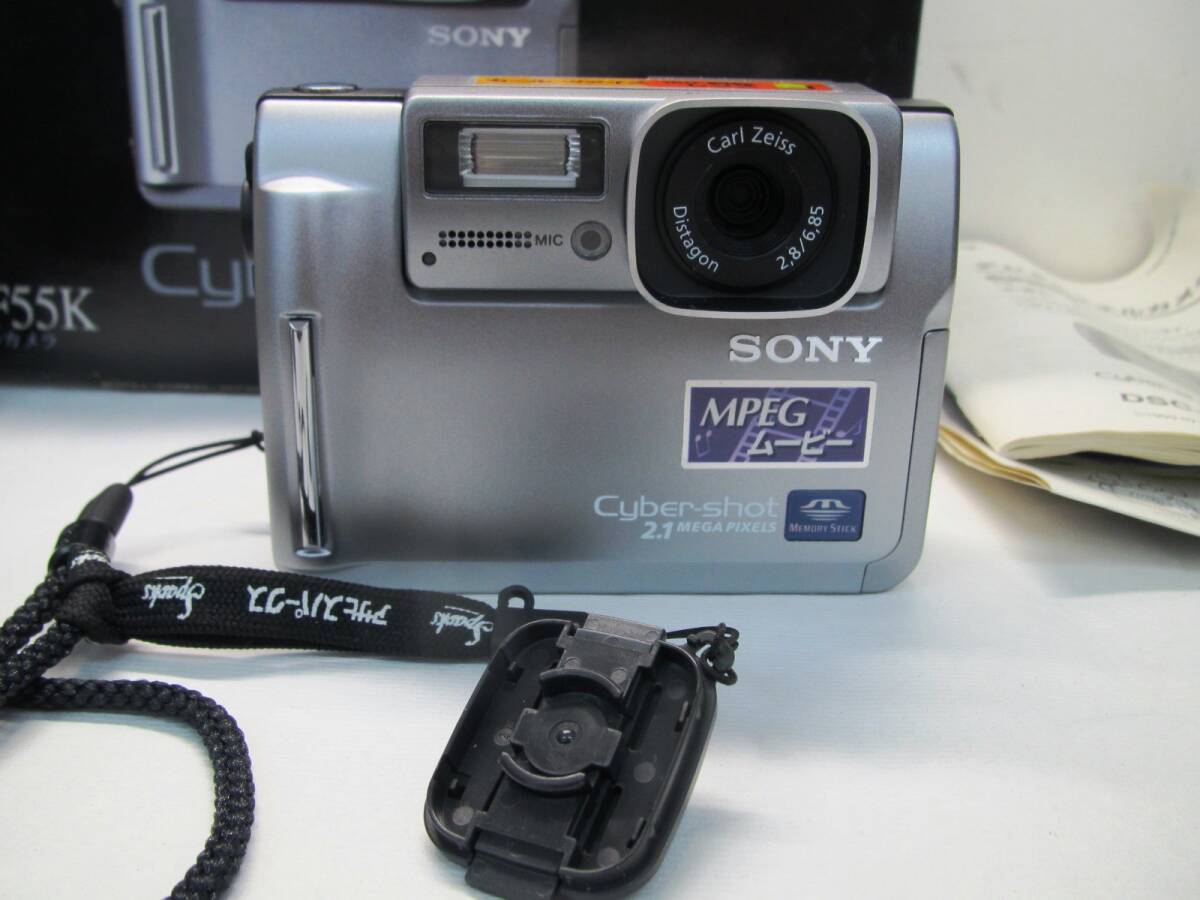 SONY サイバーショット DSC-F55 デジタルスチルカメラ ビデオカメラ ジャンク_画像4