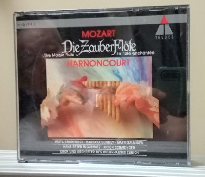 モーツァルト魔笛CD輸入盤Die Zauberflote: Harnoncourt / Zurich Opera 