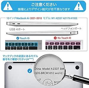 iBenzer 2022 2021 2020 MacBook Air 13 用 ケース モデル M1 A2337 A2179 A1_画像2