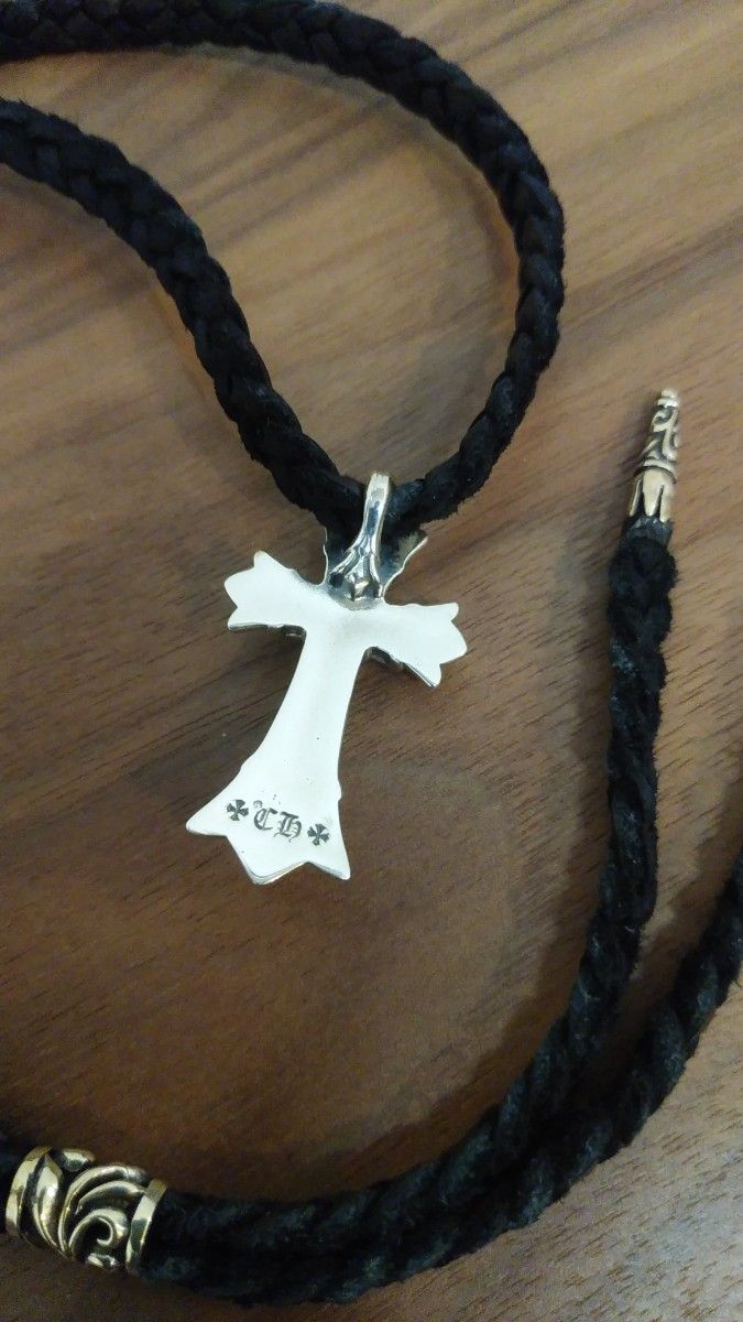 極美品 】 CHROME HEARTS CHダブルクロス (クロムハーツ 極美品 】 CHROME HEARTS CHダブルクロス (クロムハーツ