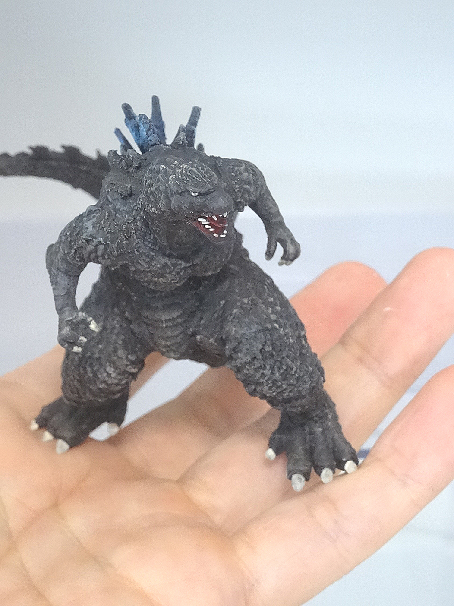 HG 東宝怪獣 ゴジラ -01 改造リペイント完成品 　_画像4