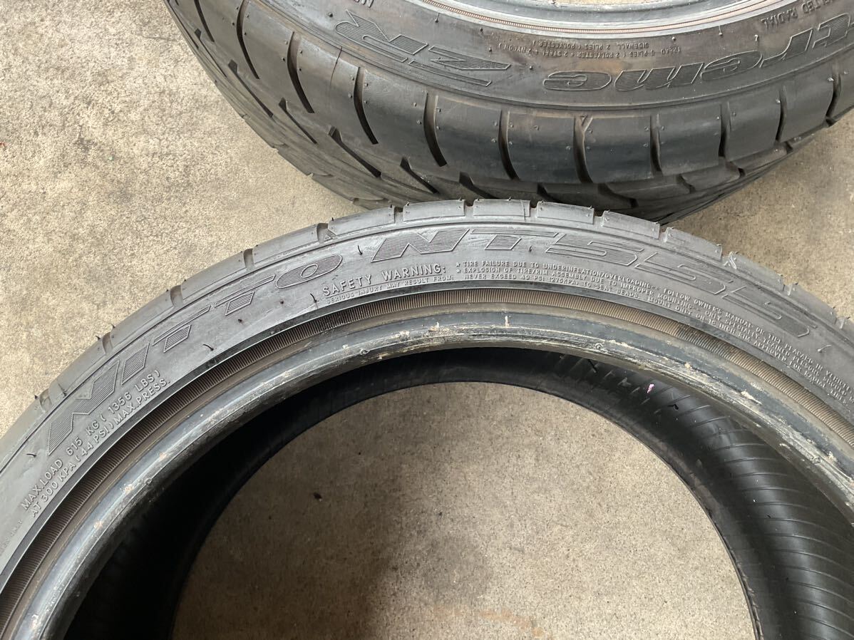 NITTO NT555 Extreme ZR 235/40R18 15年製　2本セット　中古品　年数経っているためジャンク品_画像5