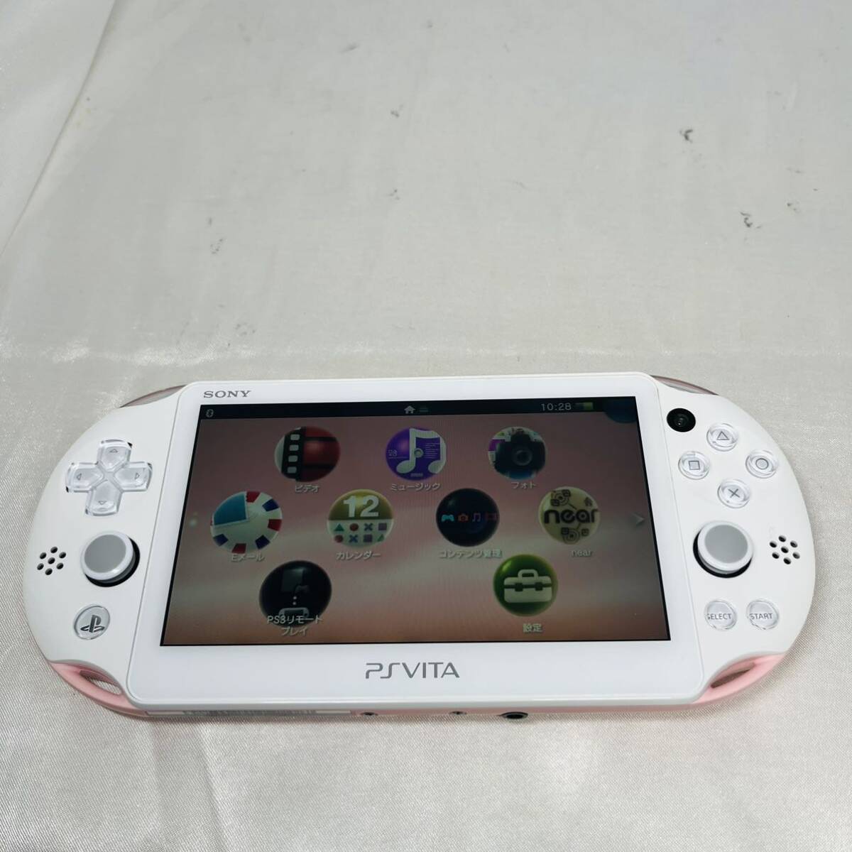 ★1円〜美品 動作確認済 SONY PS Vita PCH-2000ZA19 ライトピンク ホワイトWi-Fiモデル 本体 light pink white FW3.74