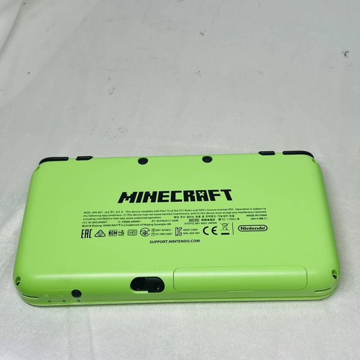 ★1円～ 限定 極美品 動作確認済 New NINTENDO 2DSLL 本体 マインクラフト クリーパーエディション Minecraft CREEPER EDITION 任天堂 _画像5