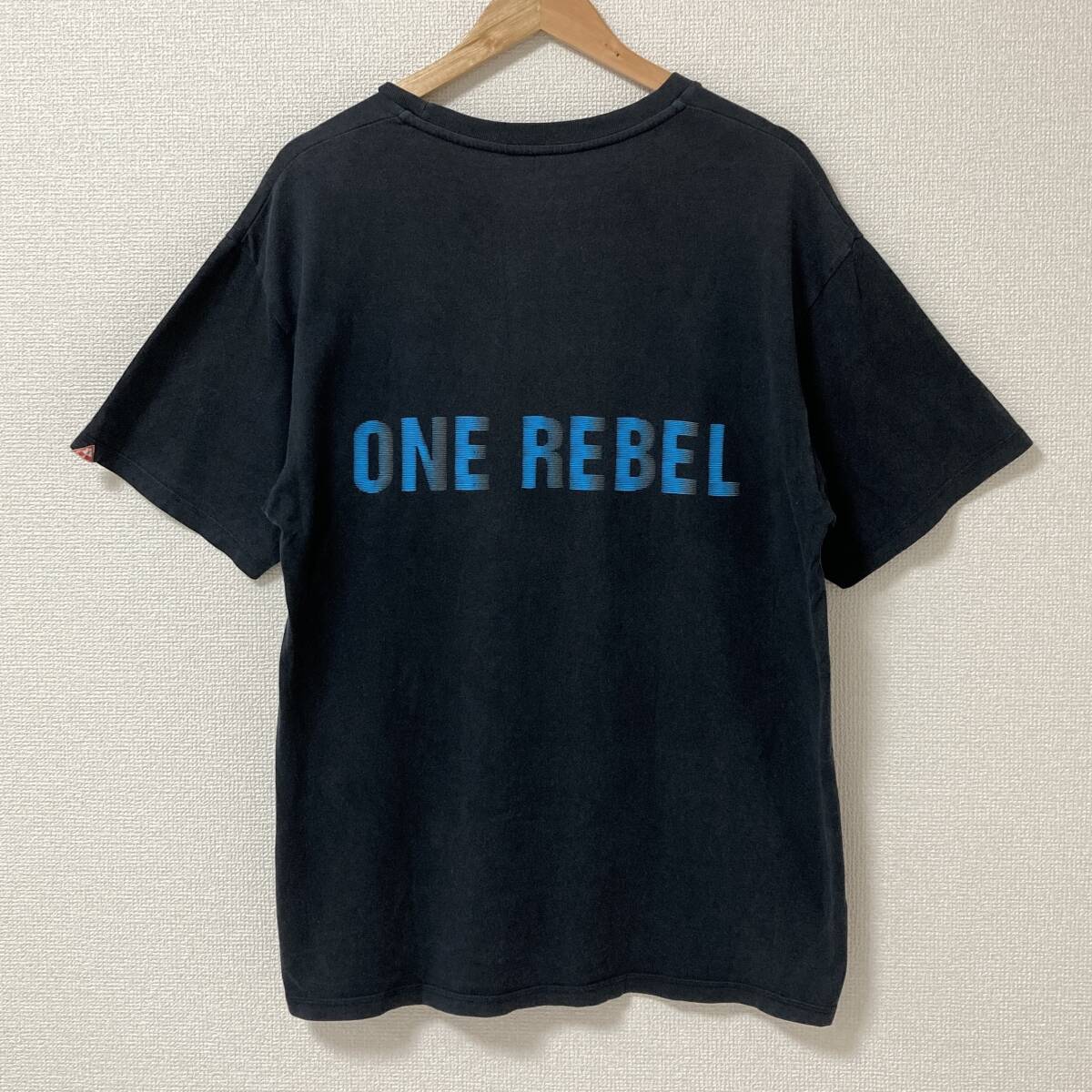 2000SS gfy期 SK務PT UNDERCOVER Uロゴ Ｔシャツ ONE REBEL ブラック 黒 Lサイズ アンダーカバー 半袖 カットソー VINTAGE archive 3110311_画像3