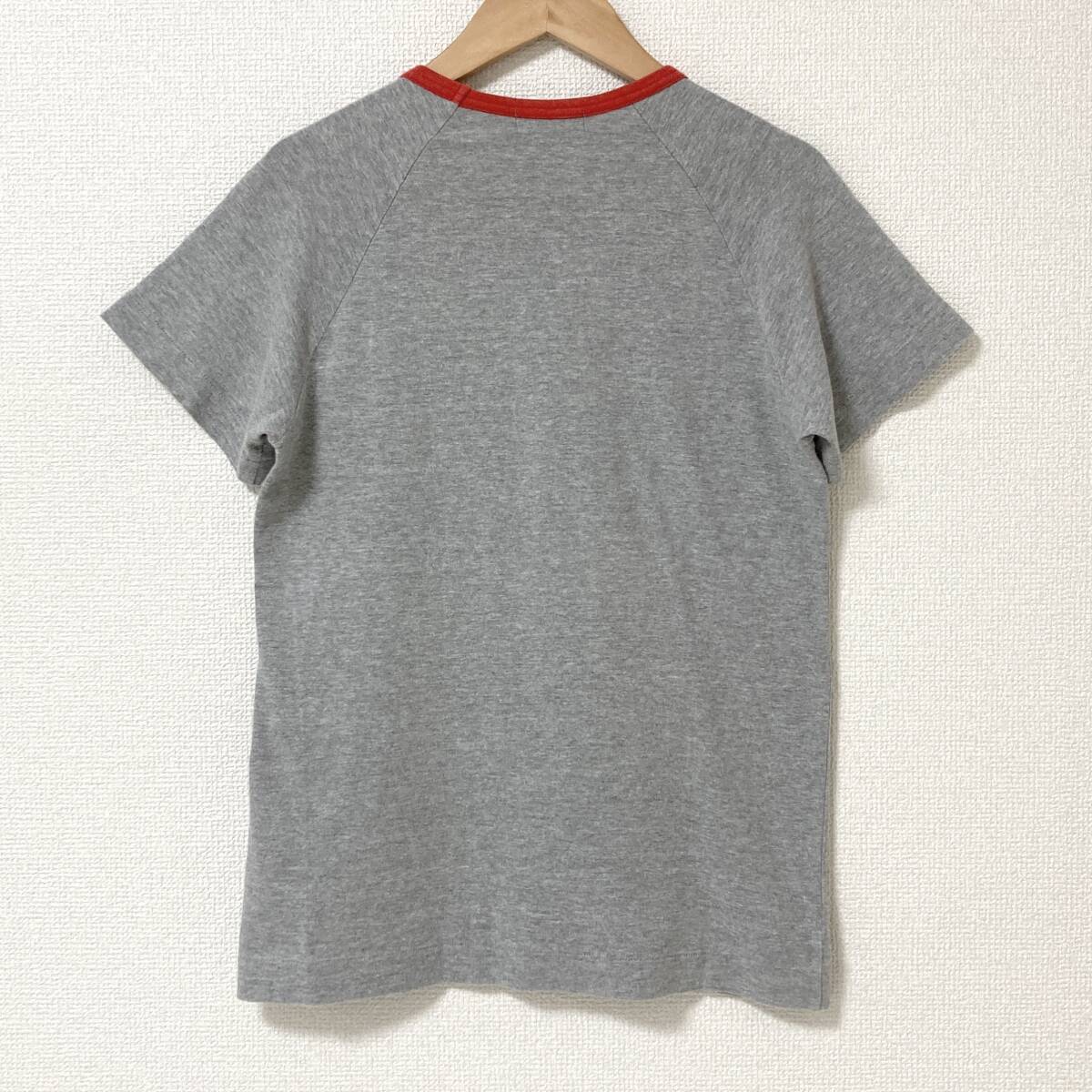 AD2004 tricot COMME des GARCONS ロゴ スカル トリム Tシャツ トリムコムデギャルソン 半袖 カットソー Tee VINTAGE archive 3090377