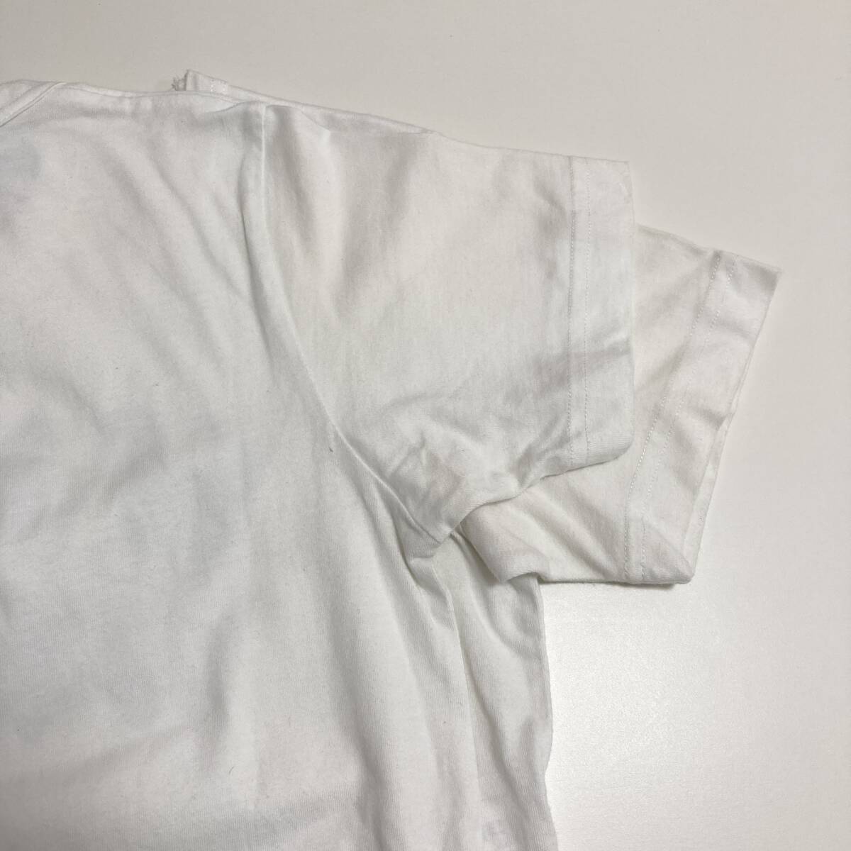  com com COMME des GARCONS Gold золотой Logo сообщение белый SS размер Comme des Garcons трикотаж с коротким рукавом Tee archive 1451
