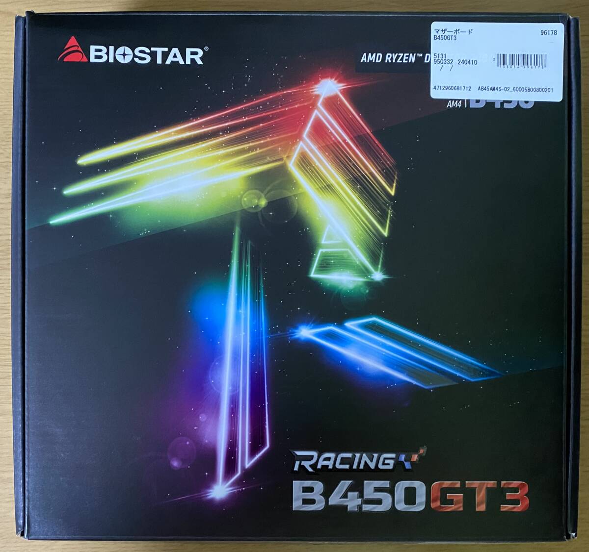 BIOSTAR B450-GT3 AMD SOCKET AM4 マザーボード_画像1