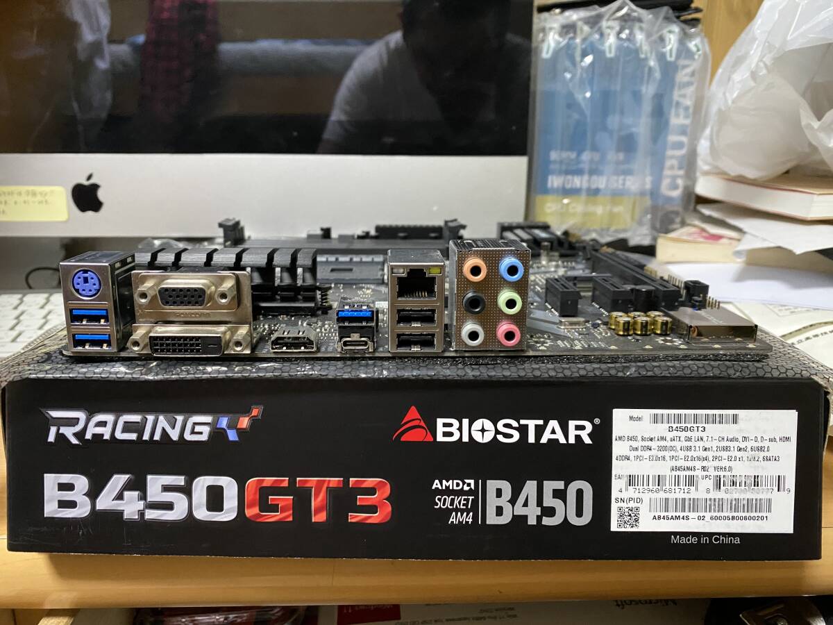 BIOSTAR B450-GT3 AMD SOCKET AM4 マザーボード_画像4