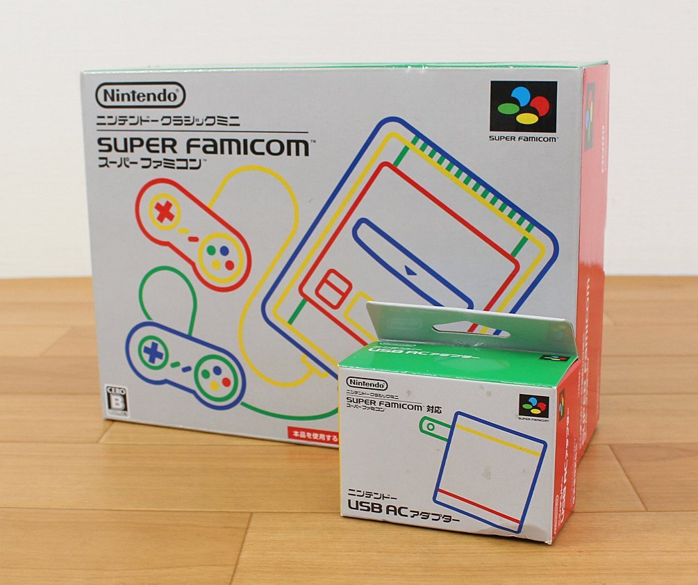 ◆開封未使用品◆ Nintendo ニンテンドークラシックミニ SUPER FAMICOM スーパーファミコン ゲーム機 CLV-001（2745906）_画像1