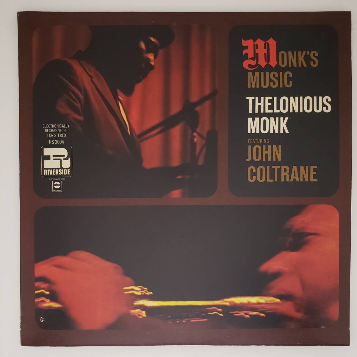 良盤屋◆LP◆【米輸入盤】セロニアス・モンク/ジョン・コルトレーン☆Thelonious Monk Feat. John Coltrane/Monk's Music☆カット◆J-3699_US輸入盤 カット盤